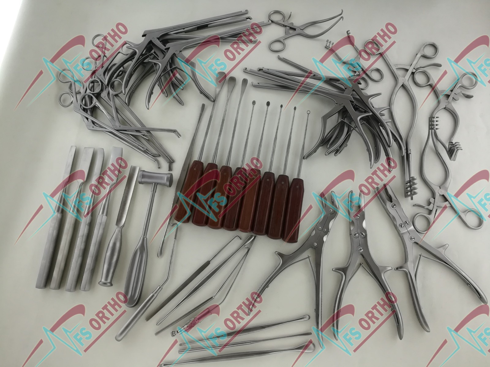 Laminectomy Complete Instrument Set Of 47 PCs Spine Orthopedic Instrument