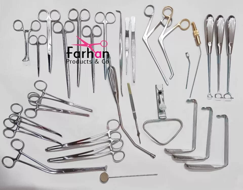 Tonsil& Adenoid Tray 30 Pcs Set Surgical Instruments