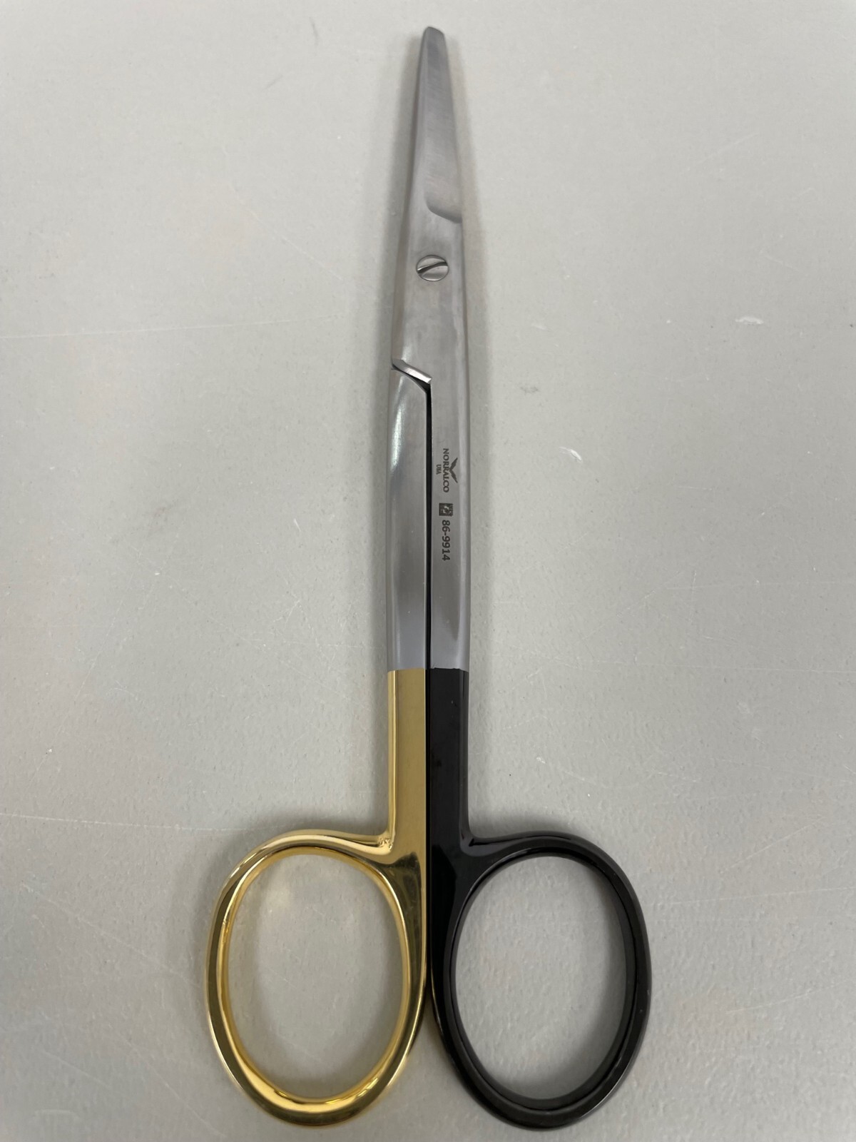 6Mayo Dissecting Scissors 6.3/4″, Straight, Tungsten Carbide Supercut Blads,Srtd