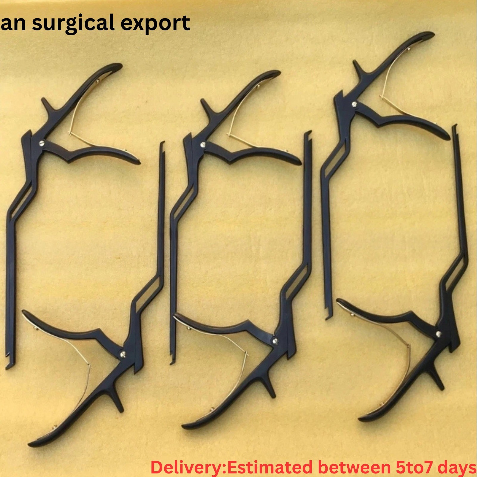 Kerrison Bayonet Bone Spine Rongeur, German Orthopedic Instruments Set of 6 PCs