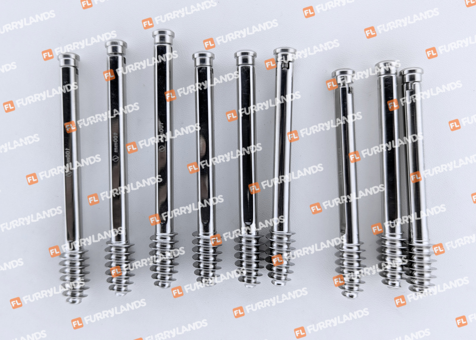 Dynamic Hip Lag Screws 60mm-100mm Length Stainless Steel 18 Pcs Set