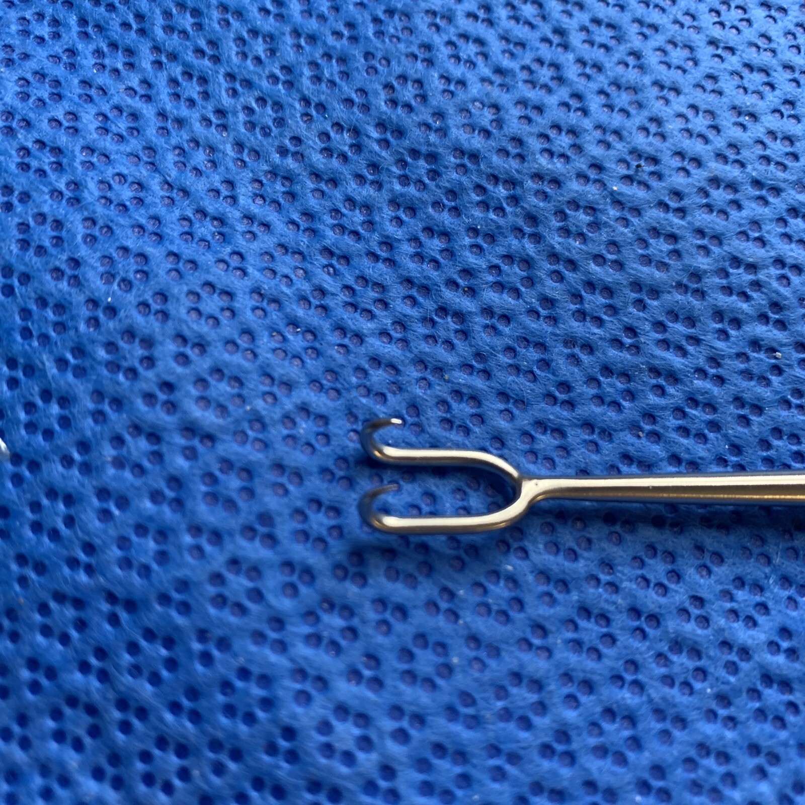 Unbranded Joseph Double Prong Hook NIP. 6 1/4”L Stainless Steel