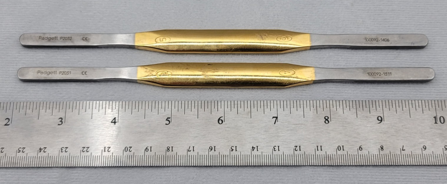 2 Piece Padgett Double Ended Nasal Rasp 8″ P2031 (3,4) P2032 (5,6)