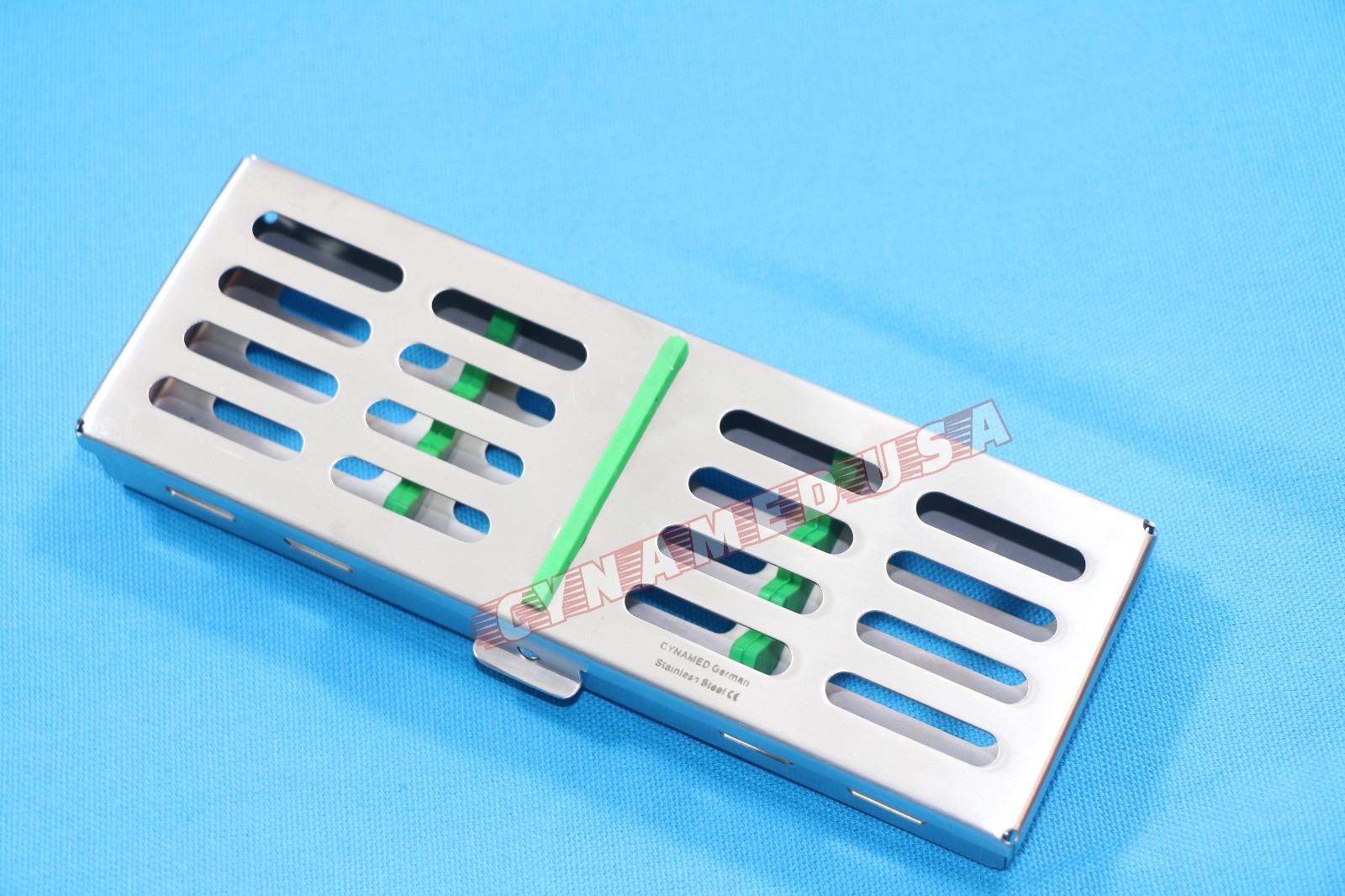German Dental Sterilization Cassette Rack Tray Box For 5 Surgical Instruments