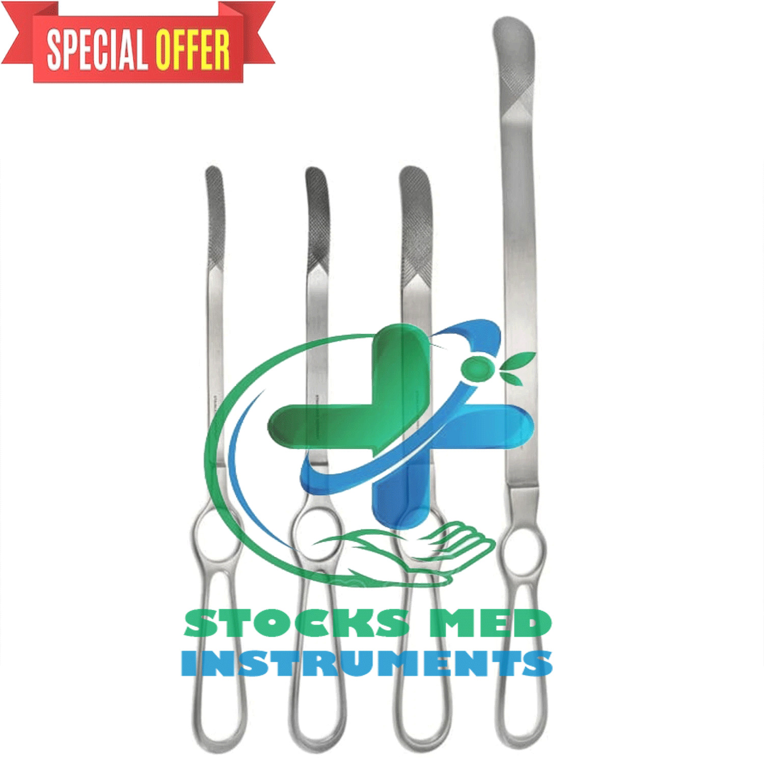 Darrach Retractor Set of 4 Pieces of Orthopedic & Surgical Instruments