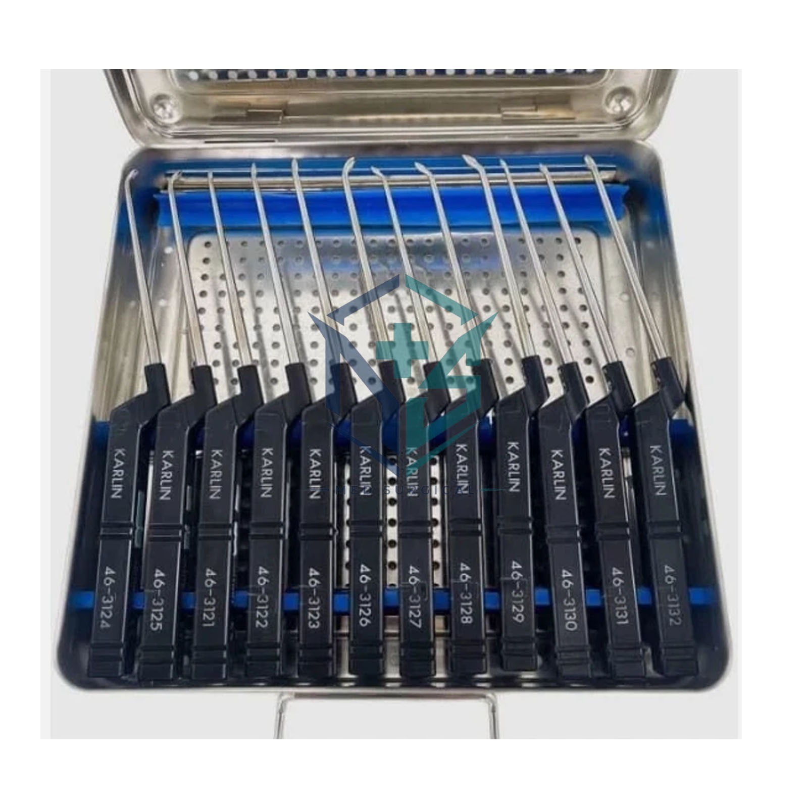 Microdiscectomy Curette Instrument Set with Case CODMAN KARLIN TYPE