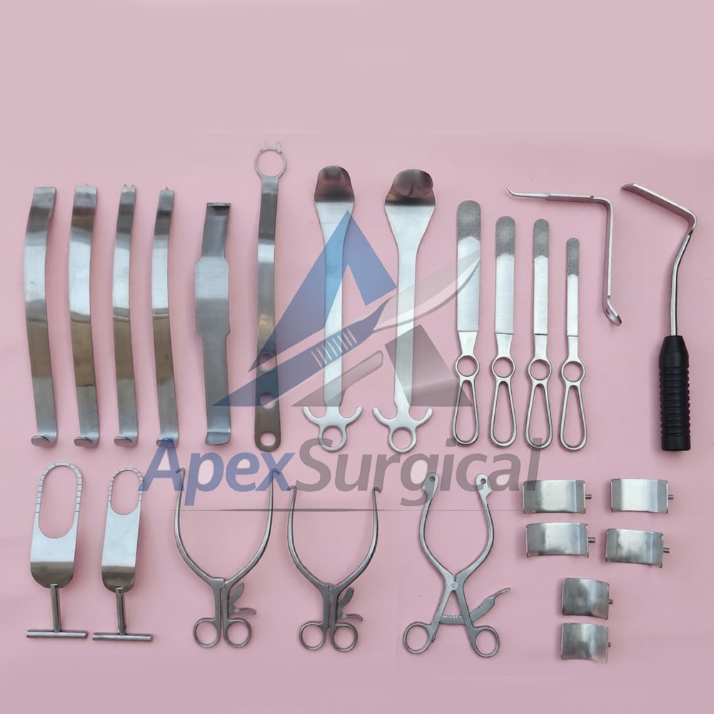 Extended Shoulder Retractor Surgery 25Pcs Set Arthroplasty Orthopedic Instrument