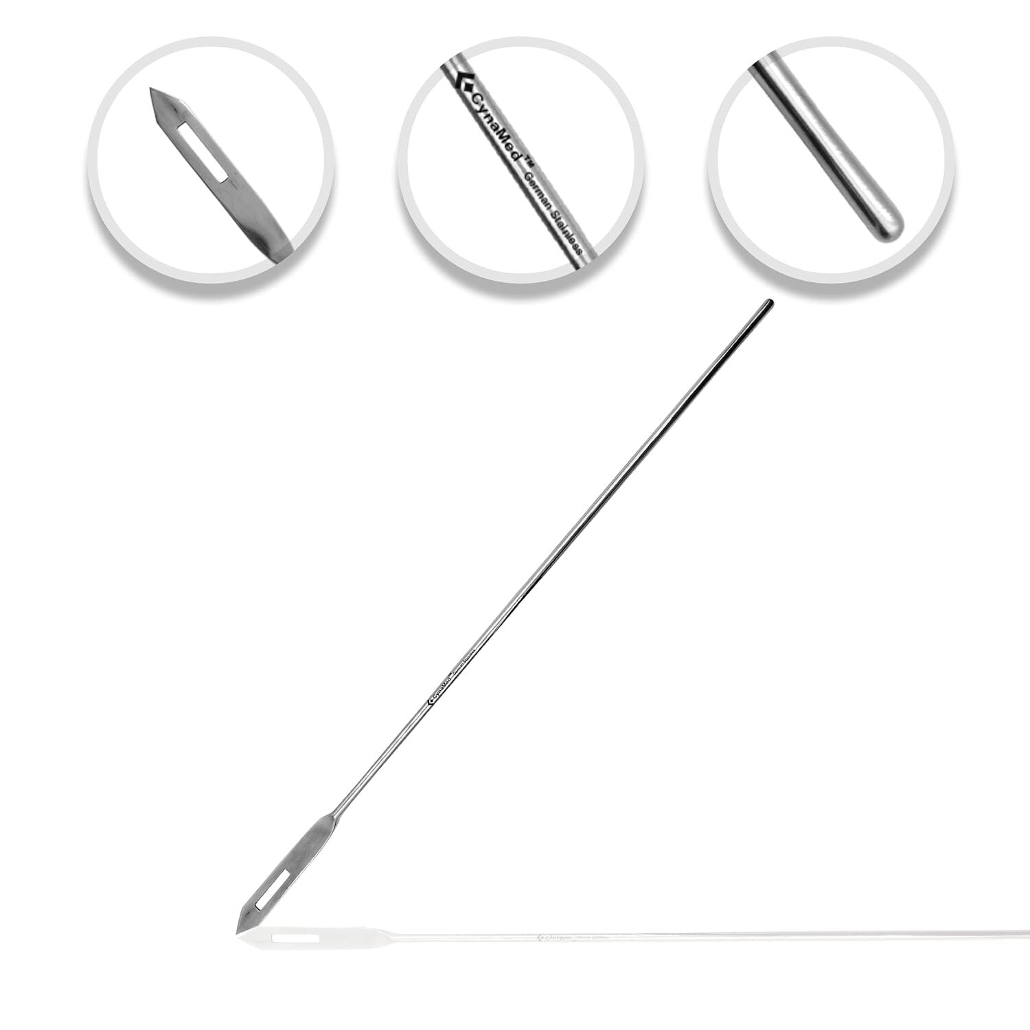 Cynamed Lab Eye Probe 6in Surgical Stainless Steel Premium Instruments Set of 12