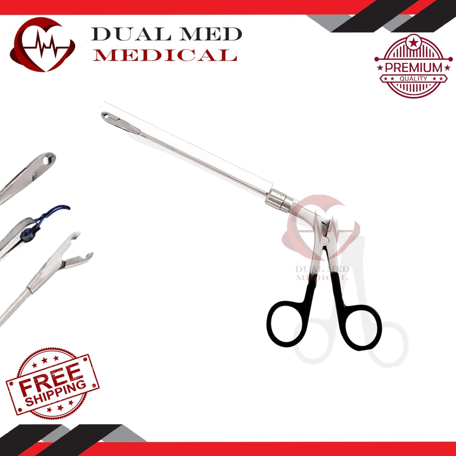 Aneurysm Clip Applicator 360 Degree Rotatable Neurology Cardiology 24 cm 1 Pcs