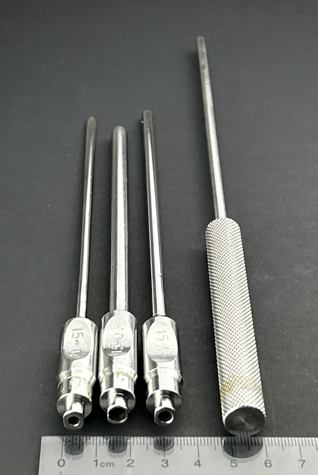 Plastic Surgery Harvesting Liposuction Fat Grafting Lot Of 3 Cannula 1 Tool