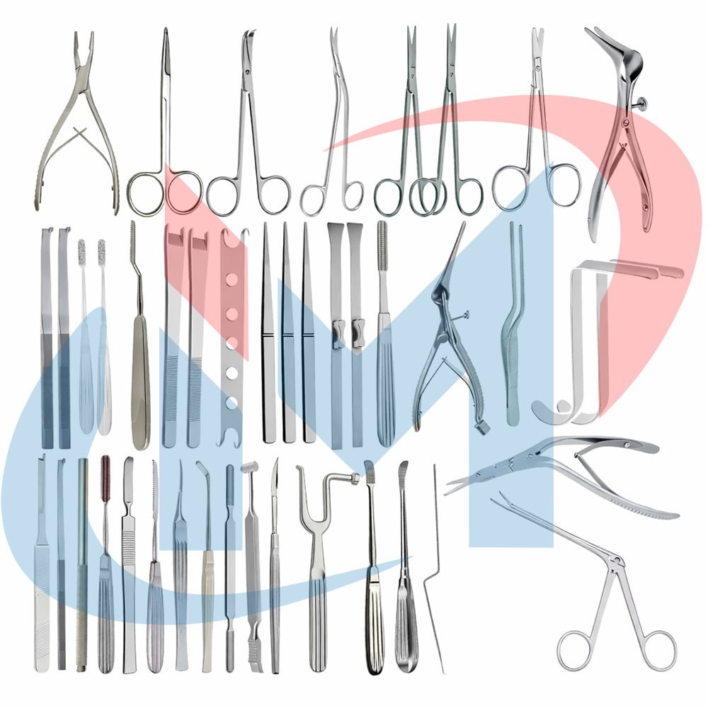 ENT Nasal Surgery Set of 46 Pcs for ENT Rhinoplasty Surgery
