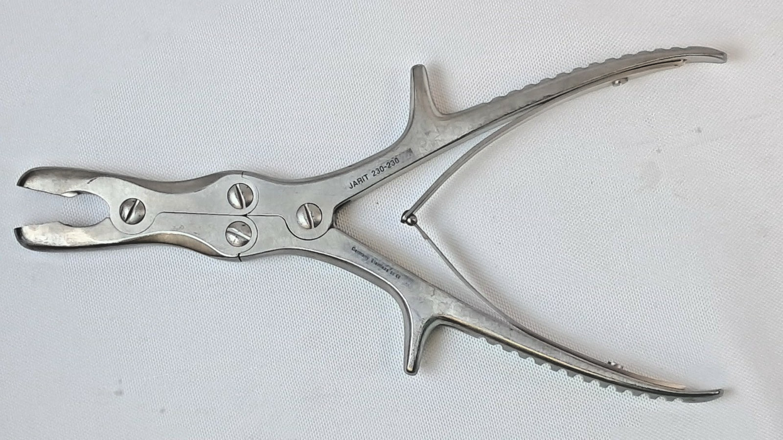 JARIT 230-230 Stille Luer Rongeur 10mm Bite, Straight, 8-3/4″