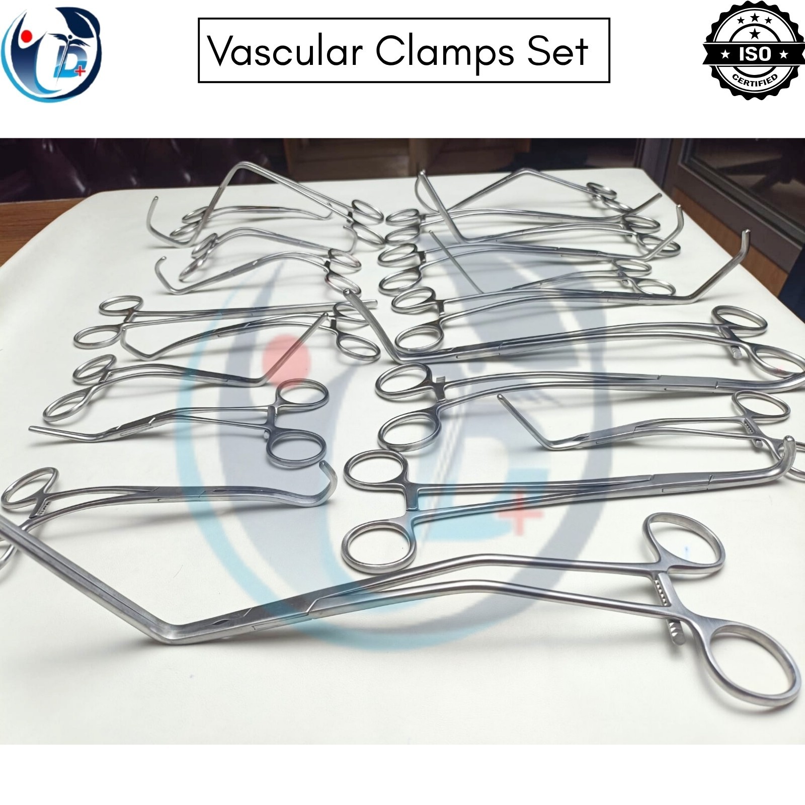Vascular Clamps Surgery Instruments Debaky 20 Pcs Set Surgical Instruments CE