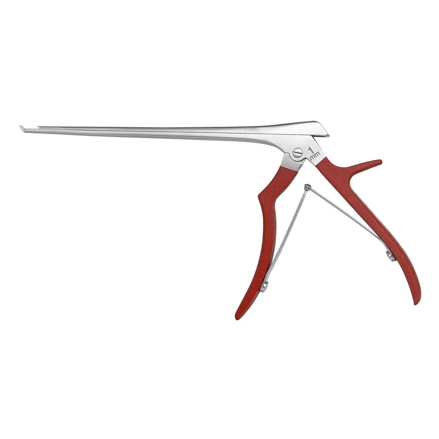 8″ Kerrison Rongeur Punch – 1mm Up, Ferris-Smith Style with Red Silicone Handle