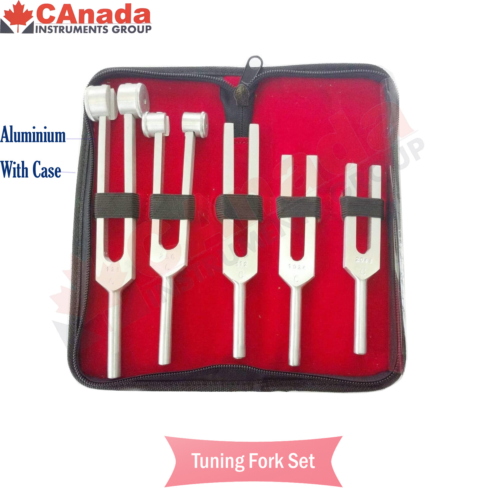 Medical Tuning Tunning Fork Chakra 5pcs Set Made Of Aluminium