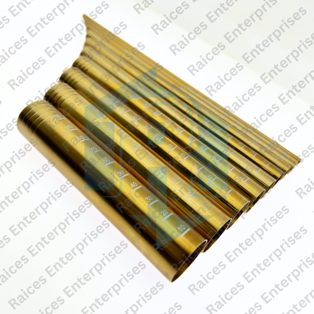 MIS Tubular Retractor Dilators Gold 10 PCs Set Spine Surgery Instruments RE