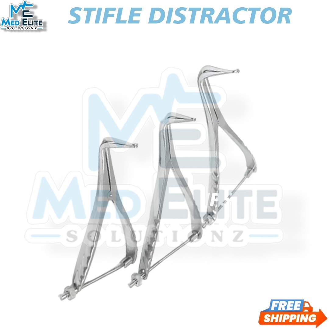 Set of 3 Stifle Distractor with Spinlock 13cm 19cm 21cm Orthopedic Instruments