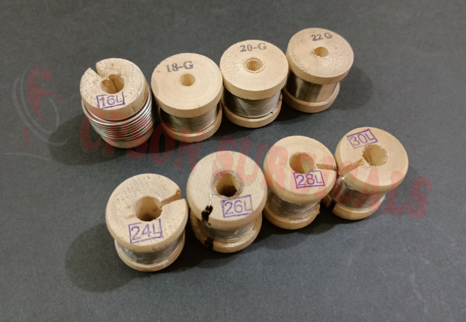 Suture Wire 16, 18, 20, 22, 24, 26, 28, 30 Length 10m Set of 8pcs Instrument SS
