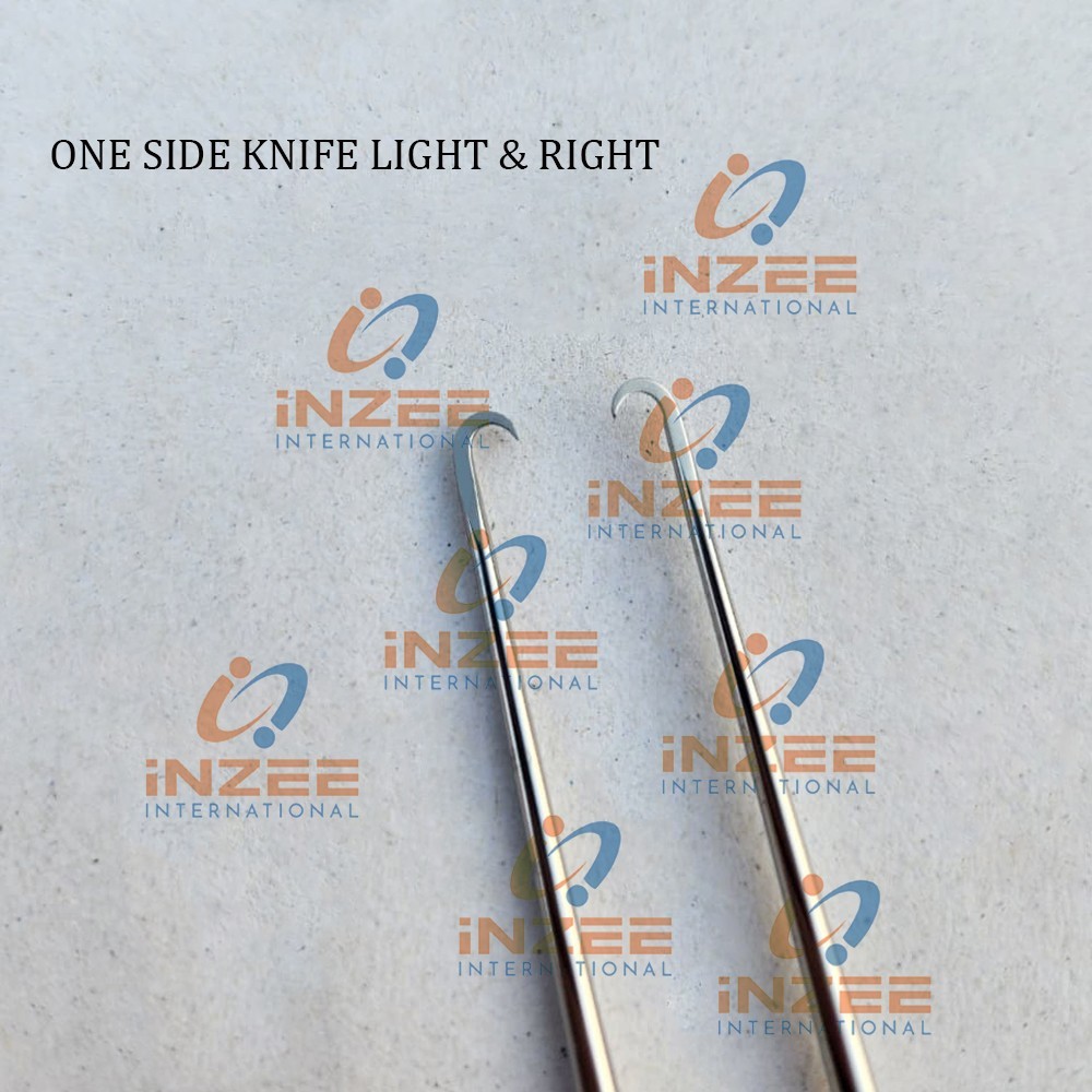 Arthroscopy Hook Knife 3mm 2 PCs Set, German Steel Arthroscopic instruments IZ