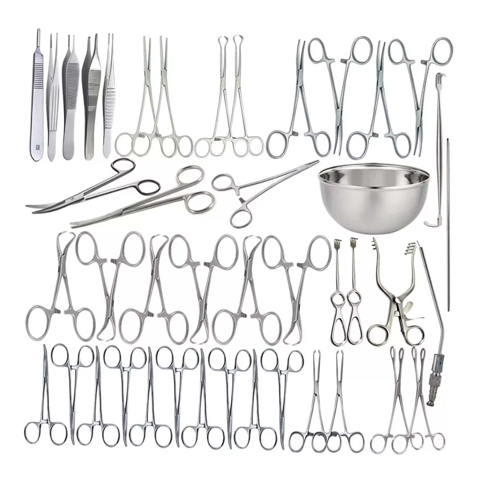 Tendon Nerve Repair Plastic Surgery Set Of 43 Pcs Complete Surgery Instruments
