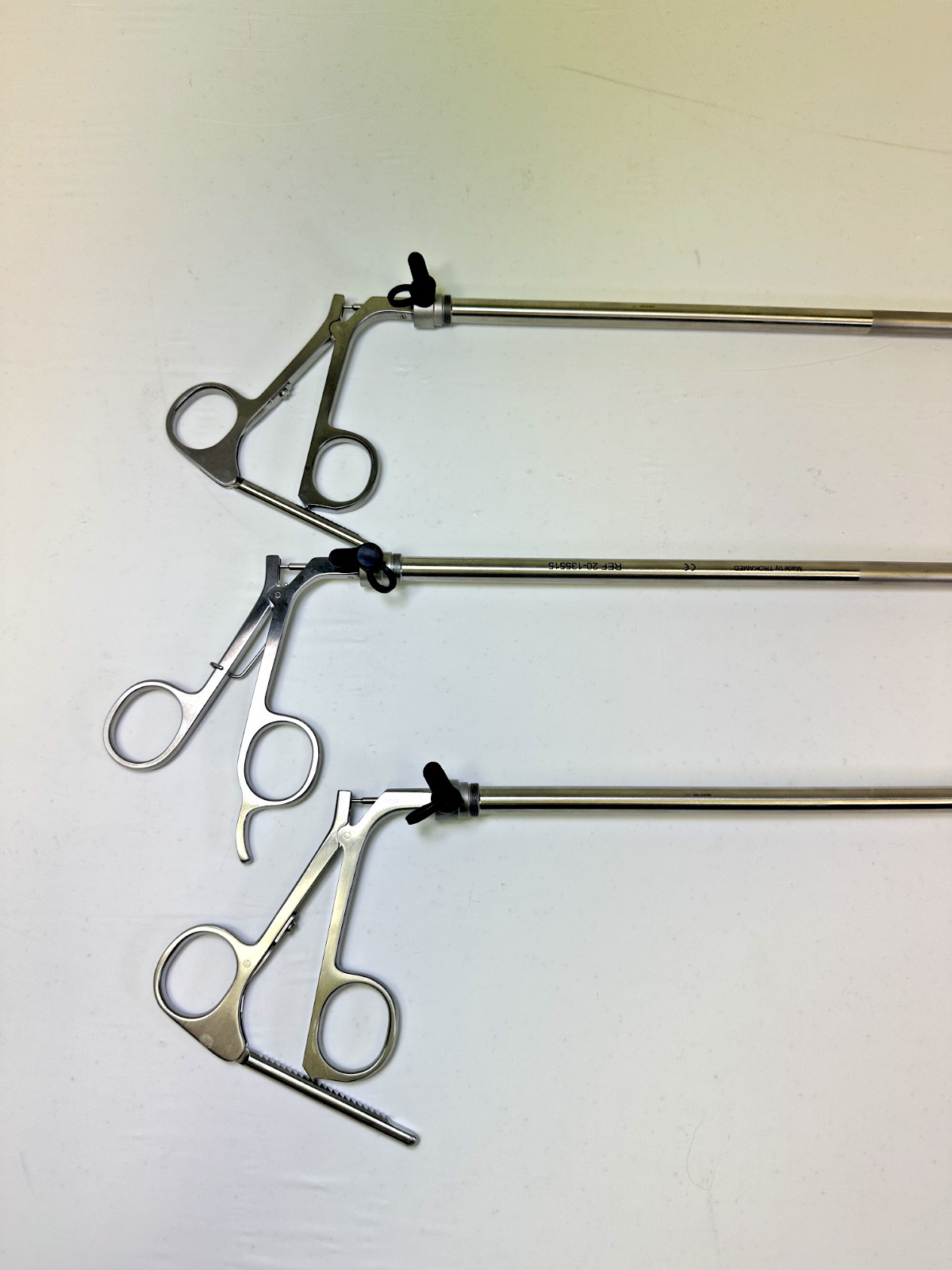 Blue Endo Surgical Laparoscopic 13mm Biopsy Spoon & Tenaculum Forceps Set