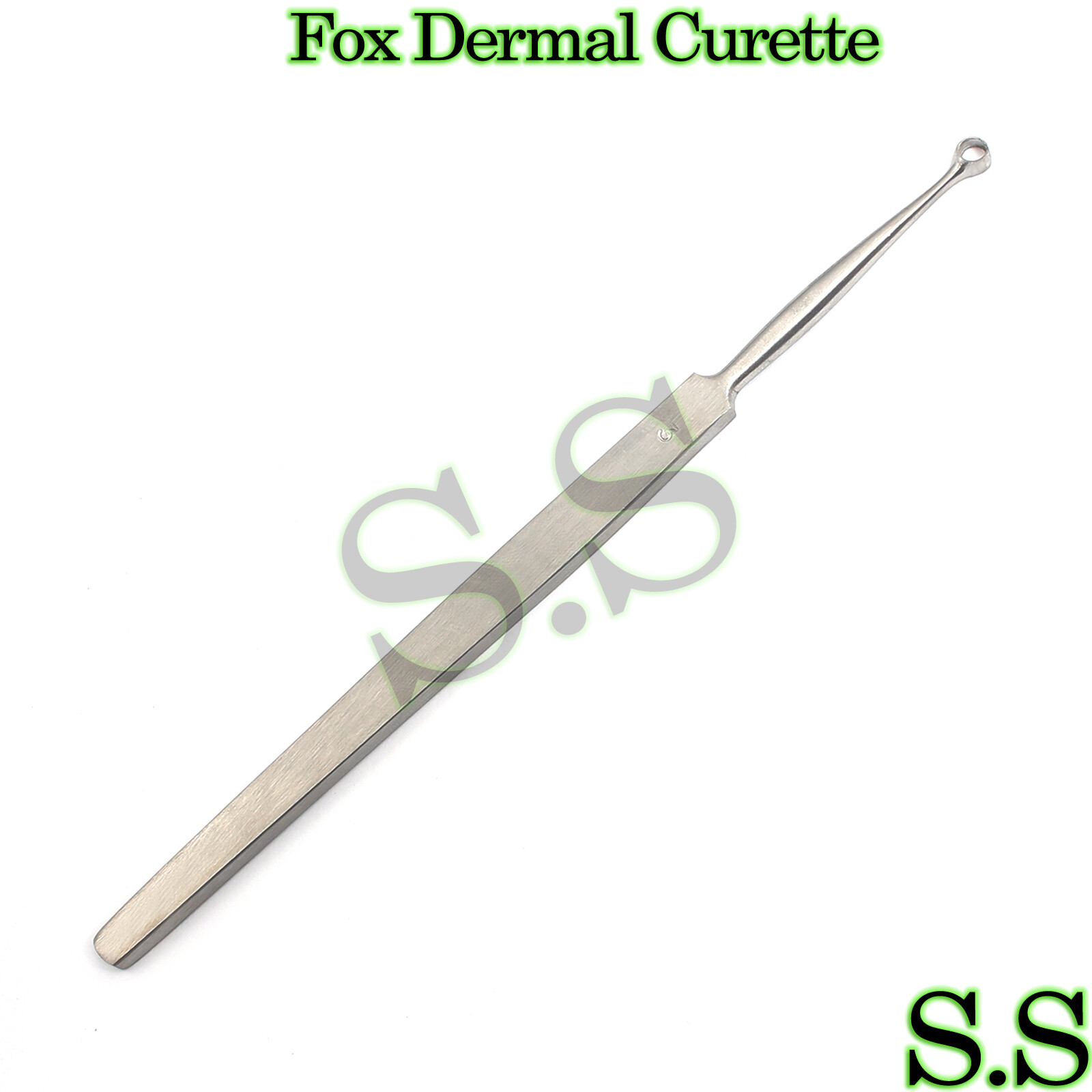 Fox Dermal Curette 3mm Surgical Dermatology Instruments