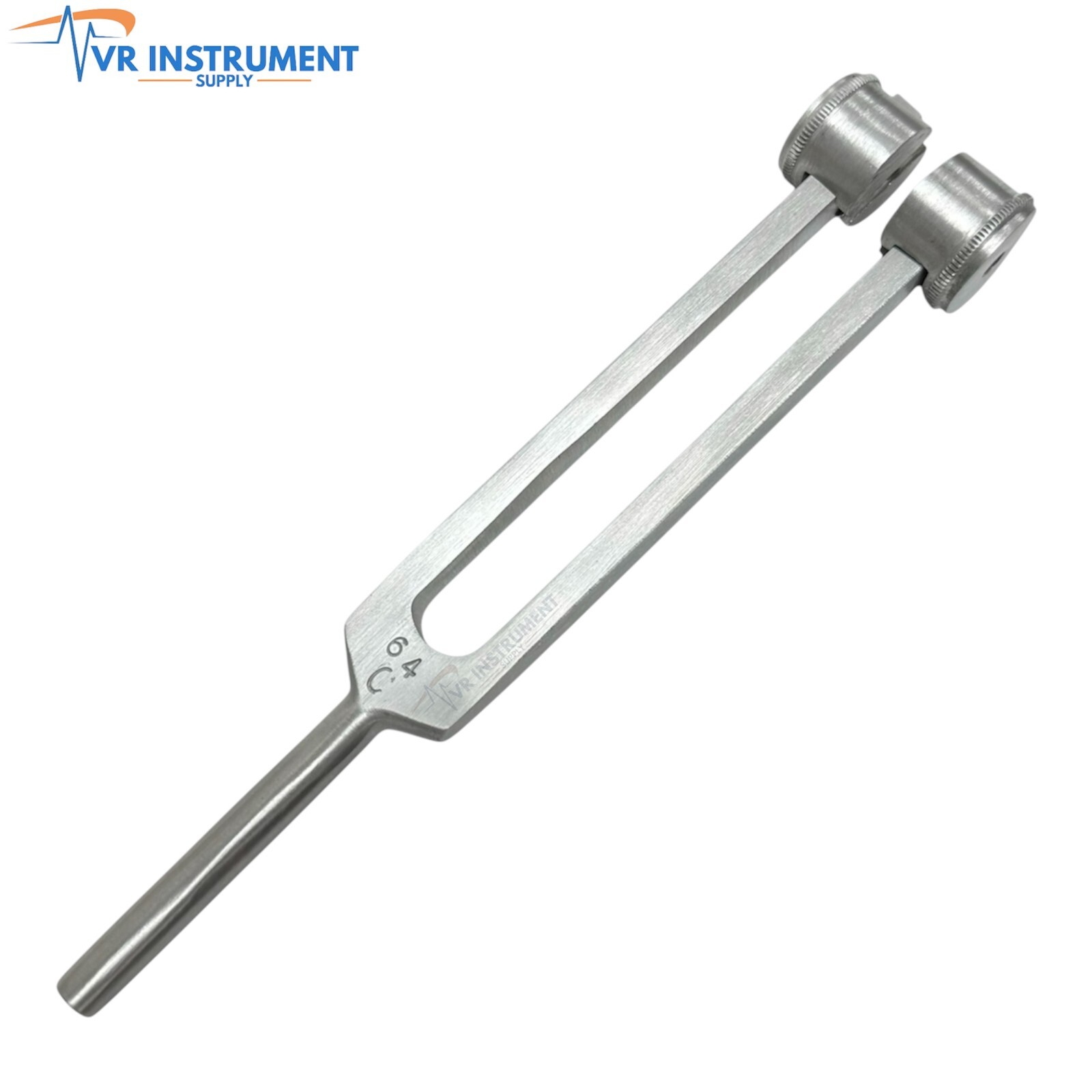 Tuning Fork C 64 Hz Medical-Grade with Fixed Weights Aluminum Alloy Lightweight