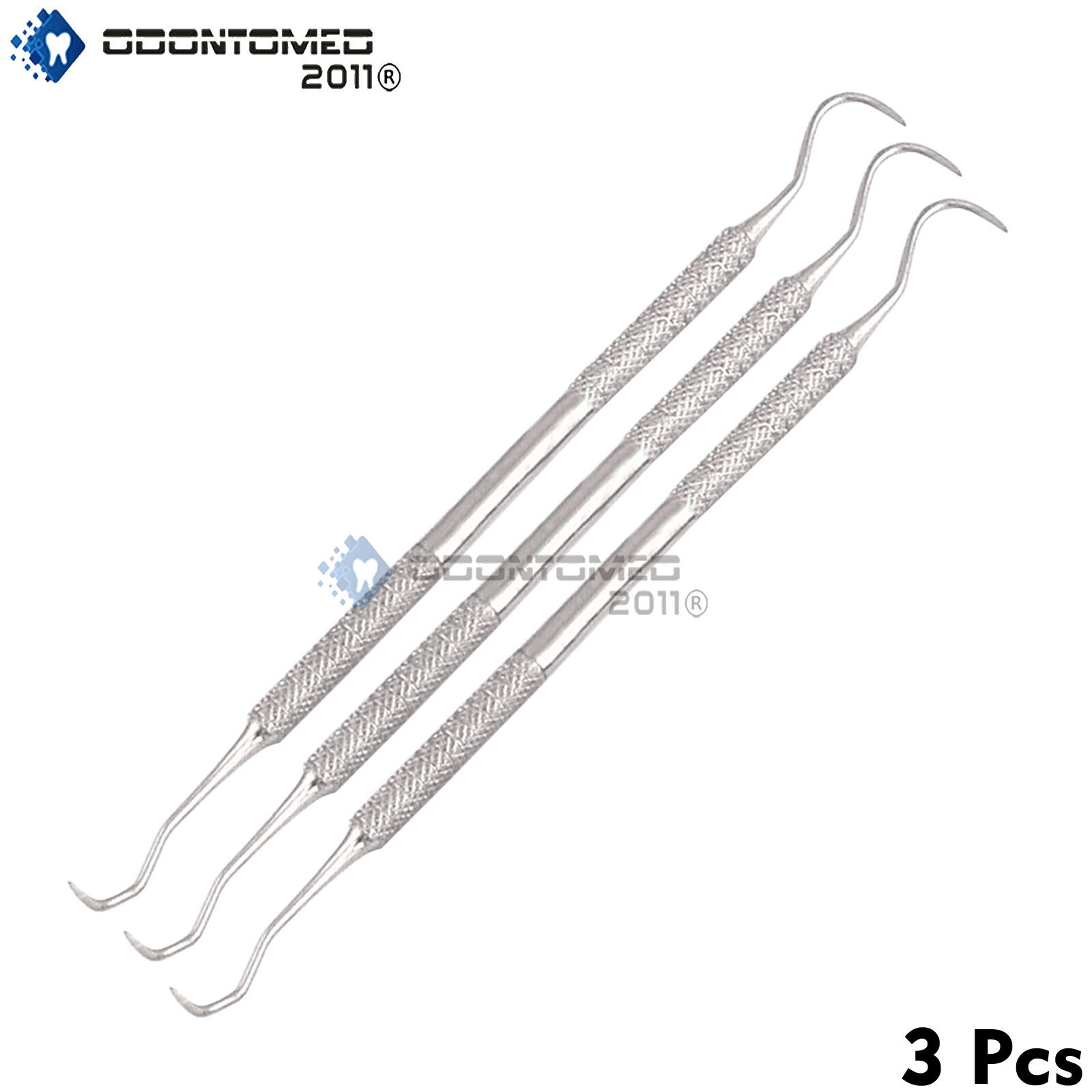 Dental Tooth Periodontal Calculus Remover Plaque Sickle Scaler H6/H7 3