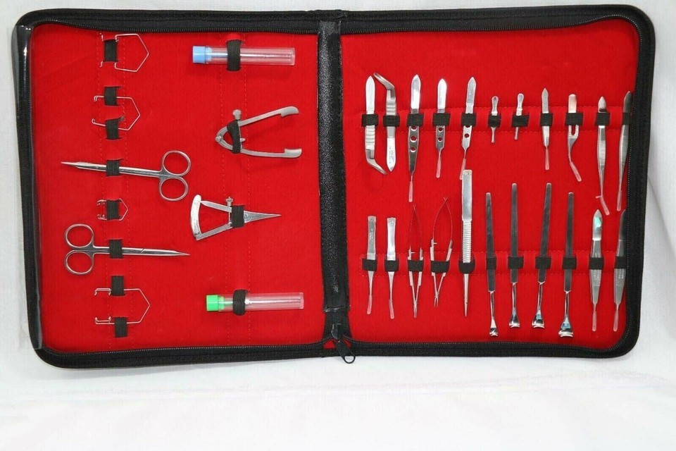 32 PCs German Ophthalmic Cataract Eye Micro Surgery Instruments Kit Complete Set