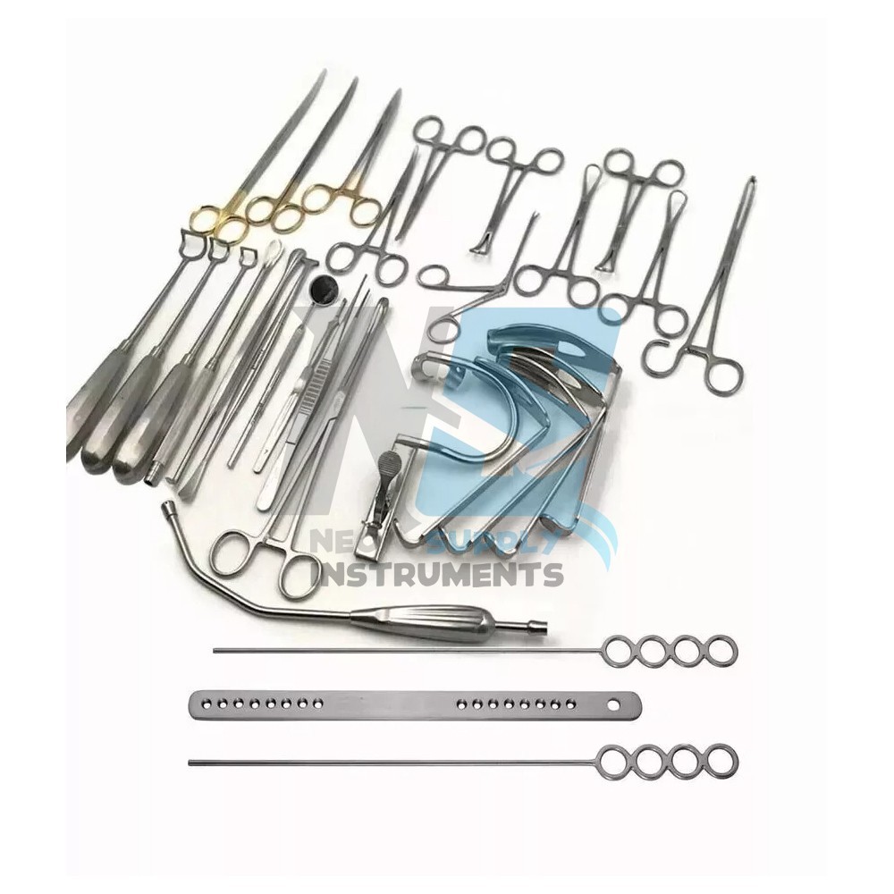Tonsillectomy and Adenoidectomy 35 pcs Set Surgical Instruments Set