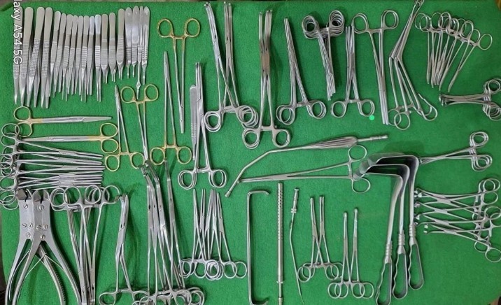 Major Cardiovascular Thoractomy Vascular 106 pcs Set Open Heart Instruments