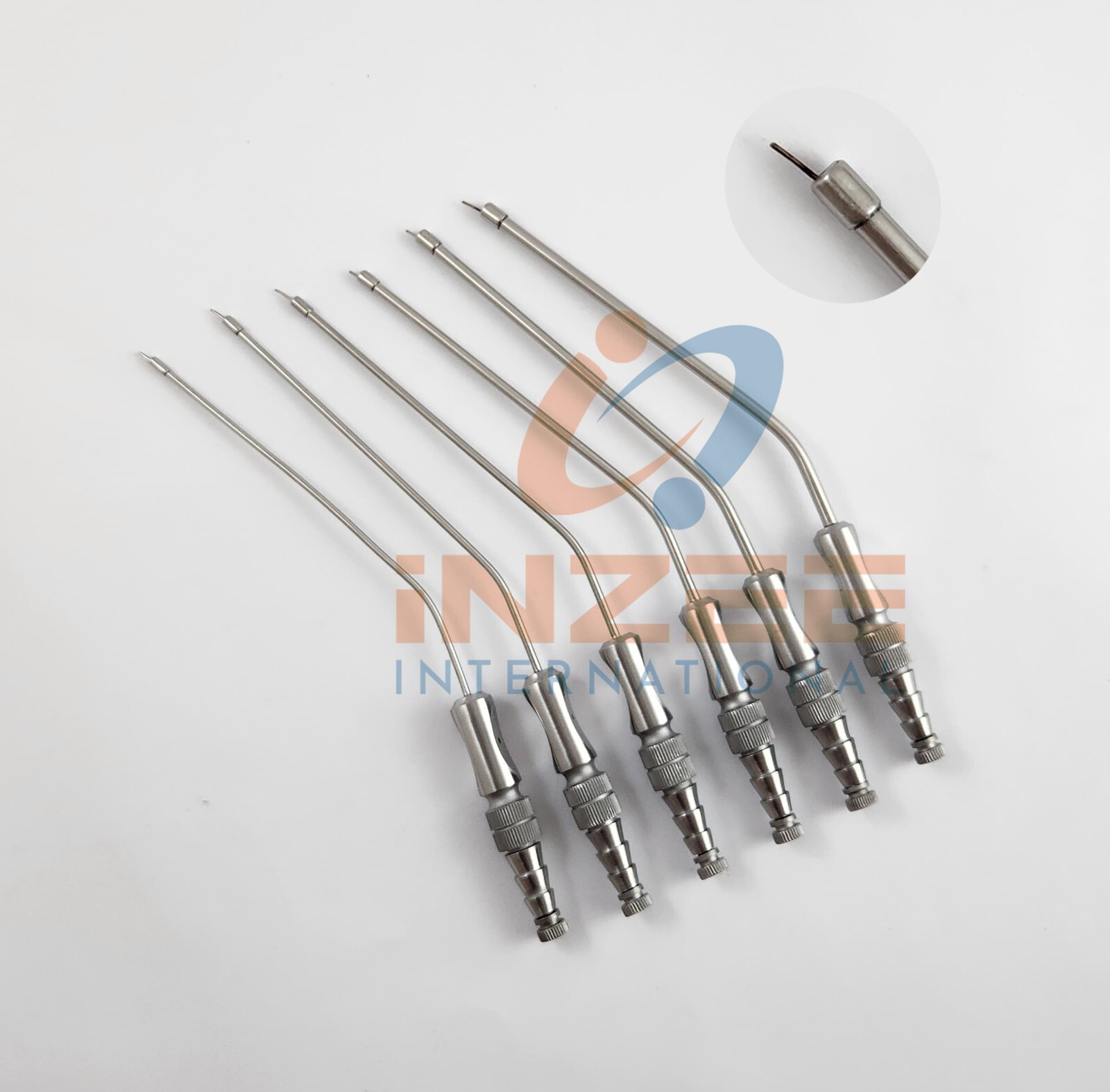 6 PCs Set Frazier Suction Tubes With Ball Tip 6 To 12 Fr Surgical Instruments
