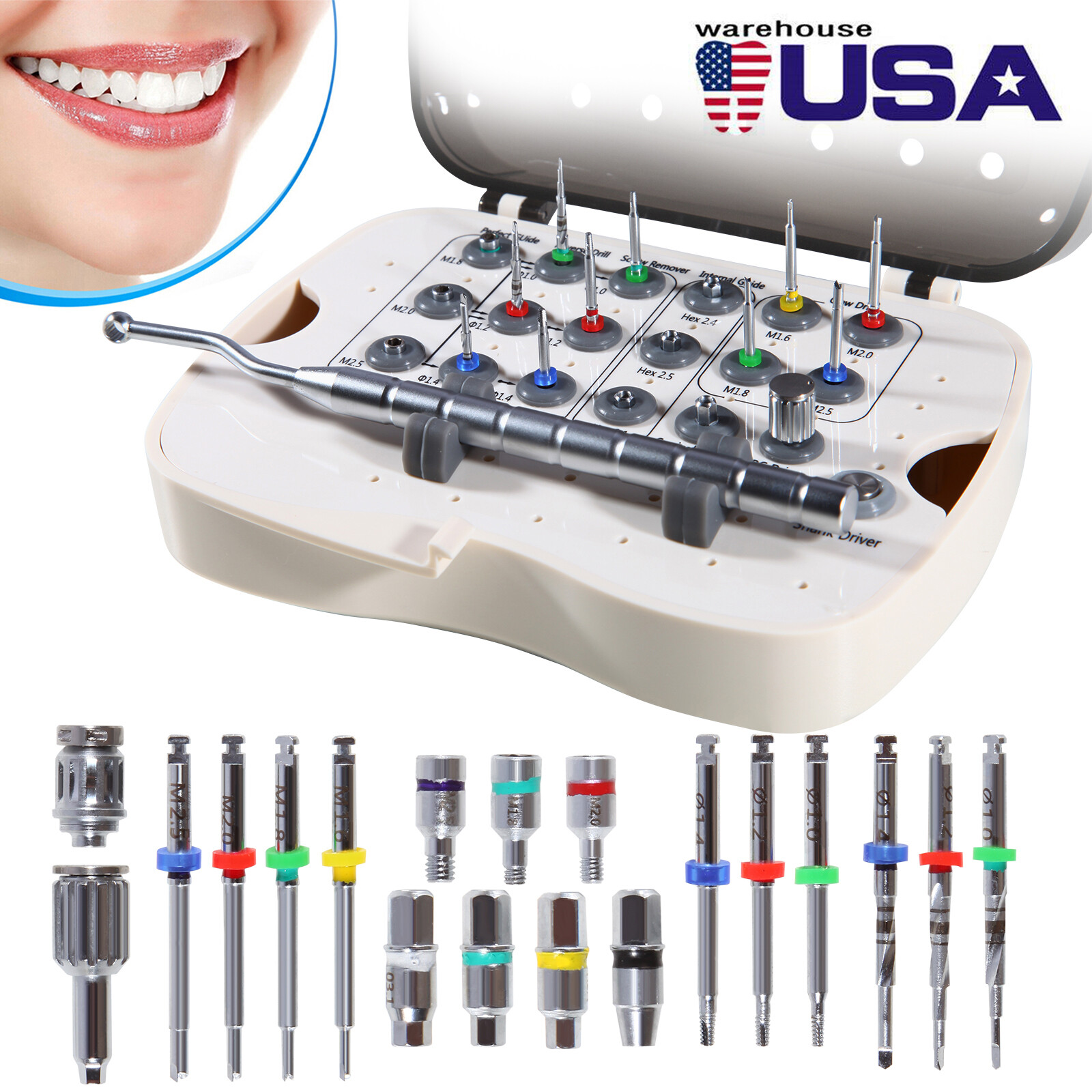 Implant Broken Screw Removal Screw Remover Rescue Tool Universal NeoBiotech Kit