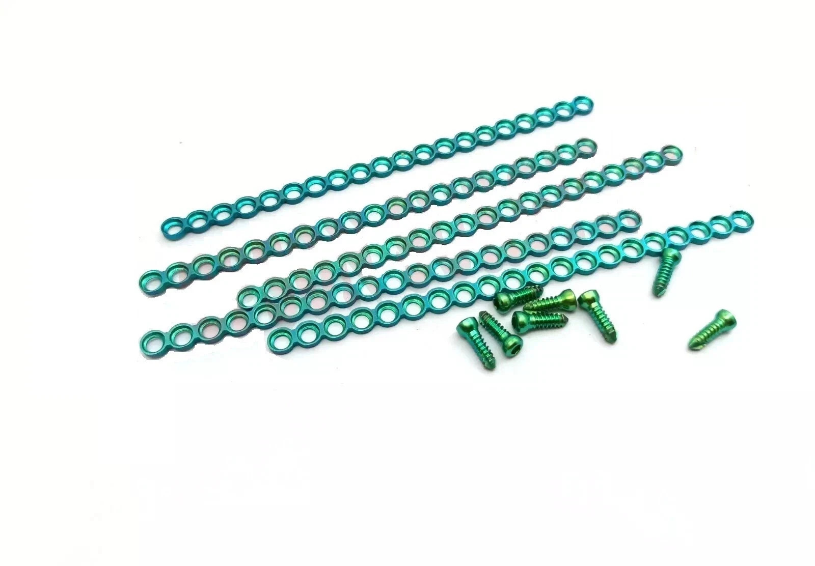 Maxillofacial Straight Plate 2.7mm 20 Holes Lot of 5pc with Screw 100pc instrume