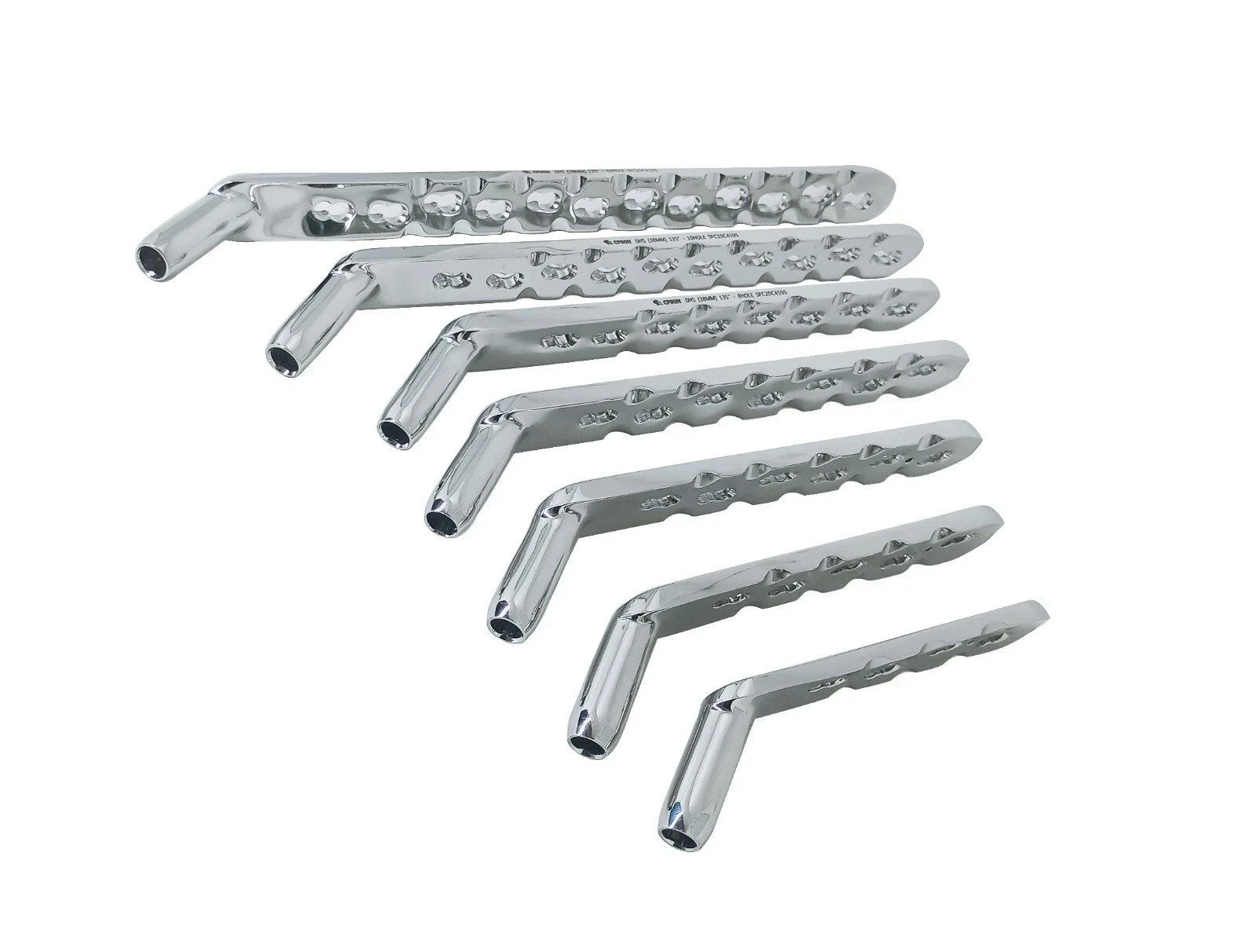 Veterinary 5.0mm LCP CHS Plate Lot of 7pcs with SS Surgicals Instruments.