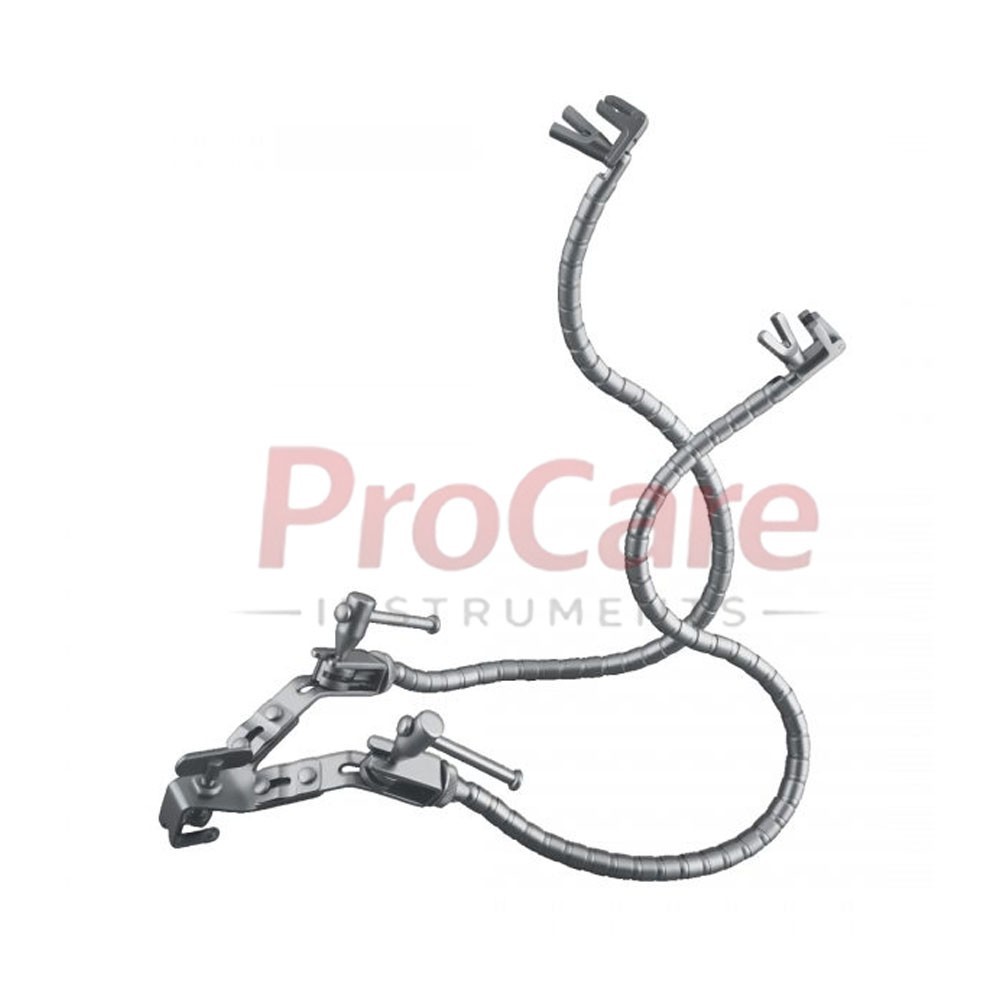 Leyla Self Two Flexible Arms Retractor Brain Set Orthopedic Surgical Instruments