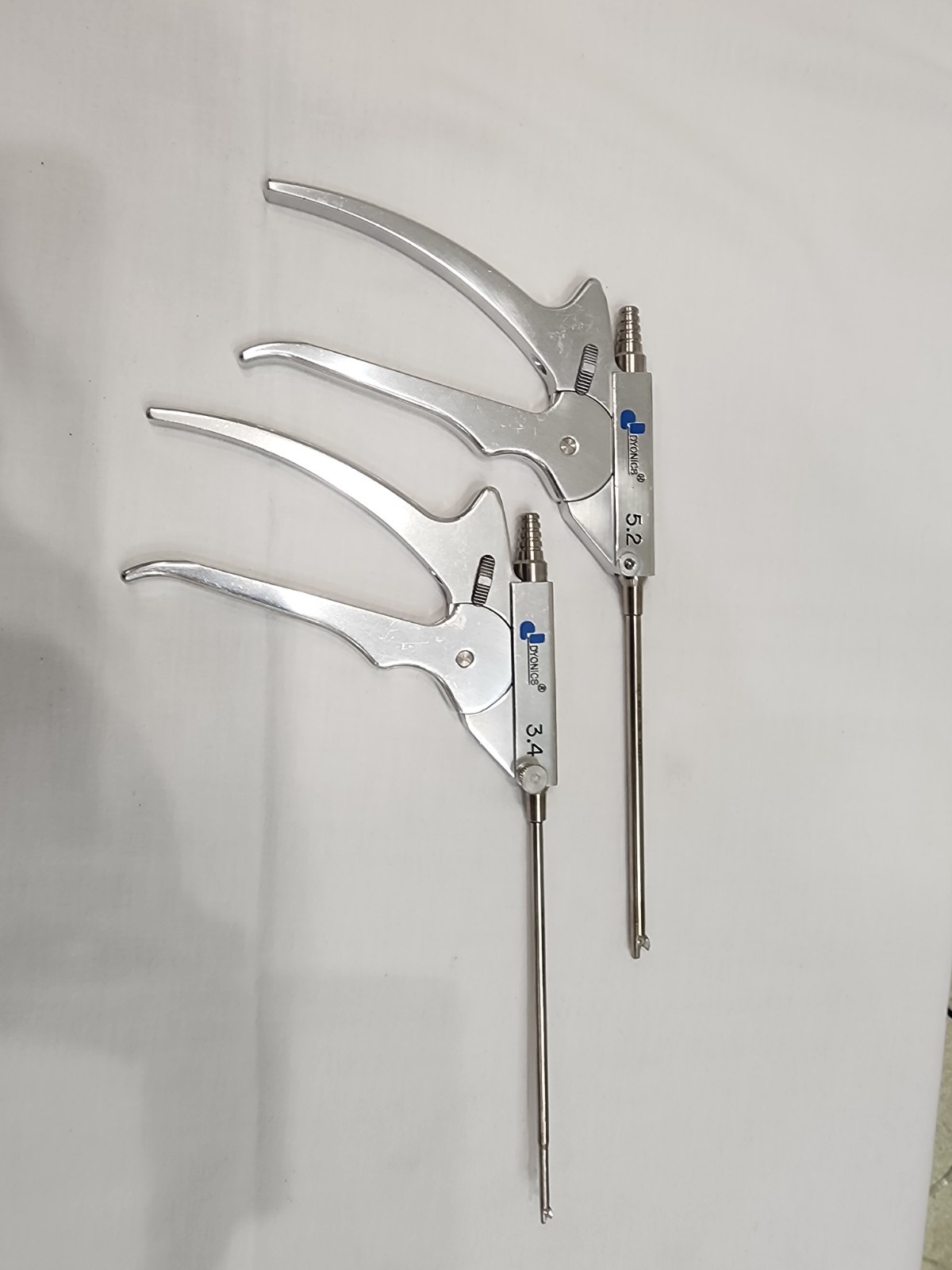 DYONICS 2707 Surgical Orthopedic Suction Punch Forceps 3.4mm Straight and 5.2