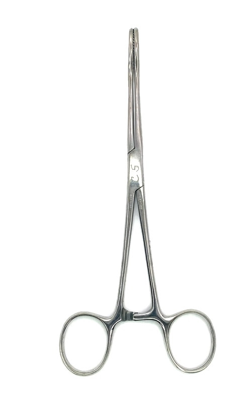 Lawton 07-0151 Sponge Foerster-Ballenger Holding Forceps, Serrated