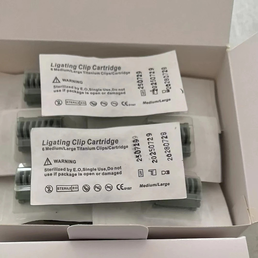CE‑Certified Titanium Ligating Clips LT100, LT200, LT300, LT400 for Surgery Prac