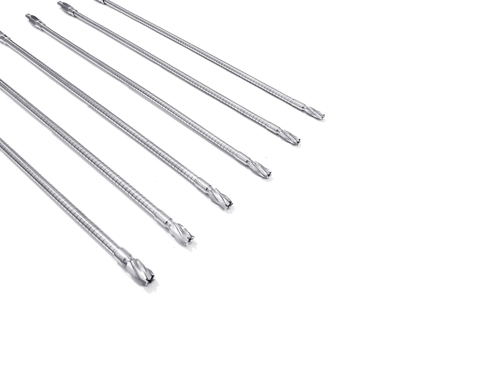 Cannulated Flexible Reamer 8.5mm to 13.5mm lot of 6 pcs veterinary