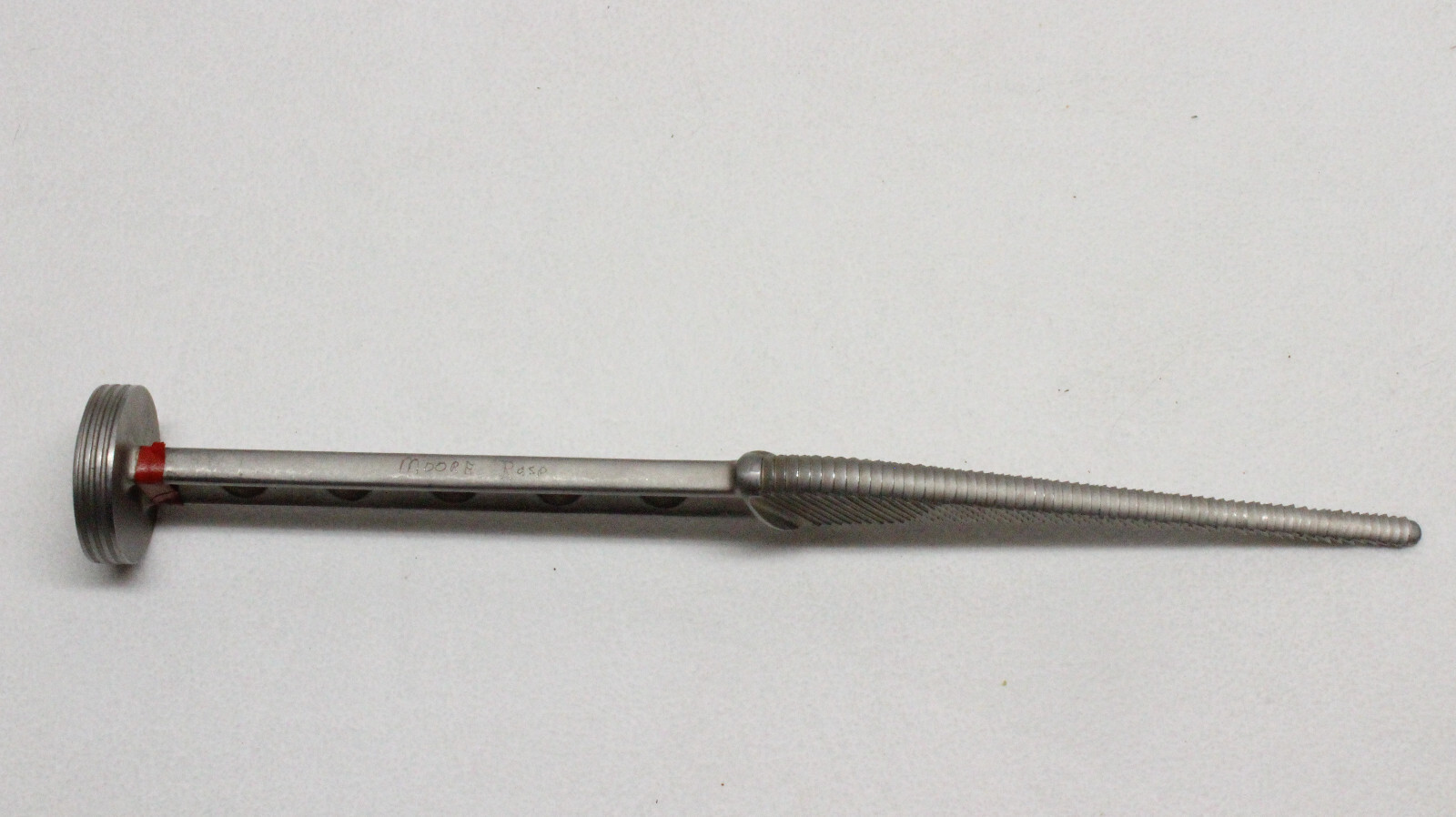 ZIMMER 4203-01 AUSTIN MOORE FEMORAL RASP & GUIDE TRAINING MD LAB VET TECH ORTHO