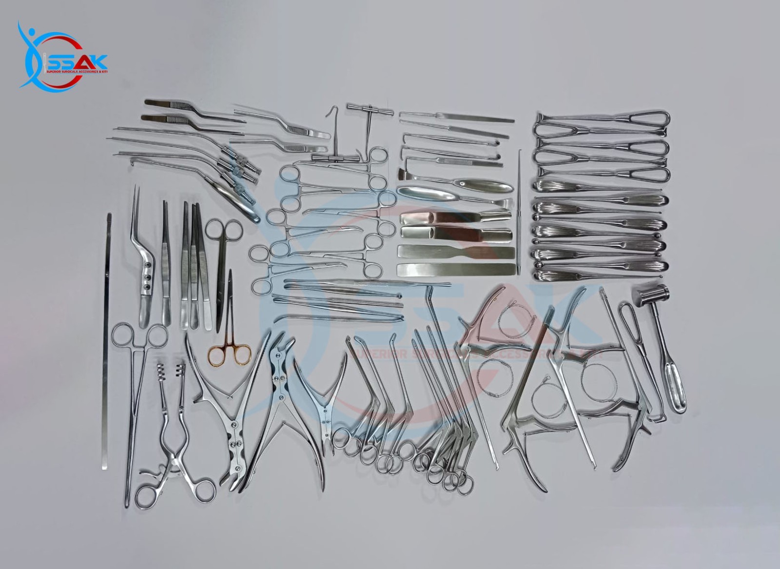 Basic Craniotomy & Laminectomy Surgical Orthopedic Spinal Instruments 78 Pcs Set