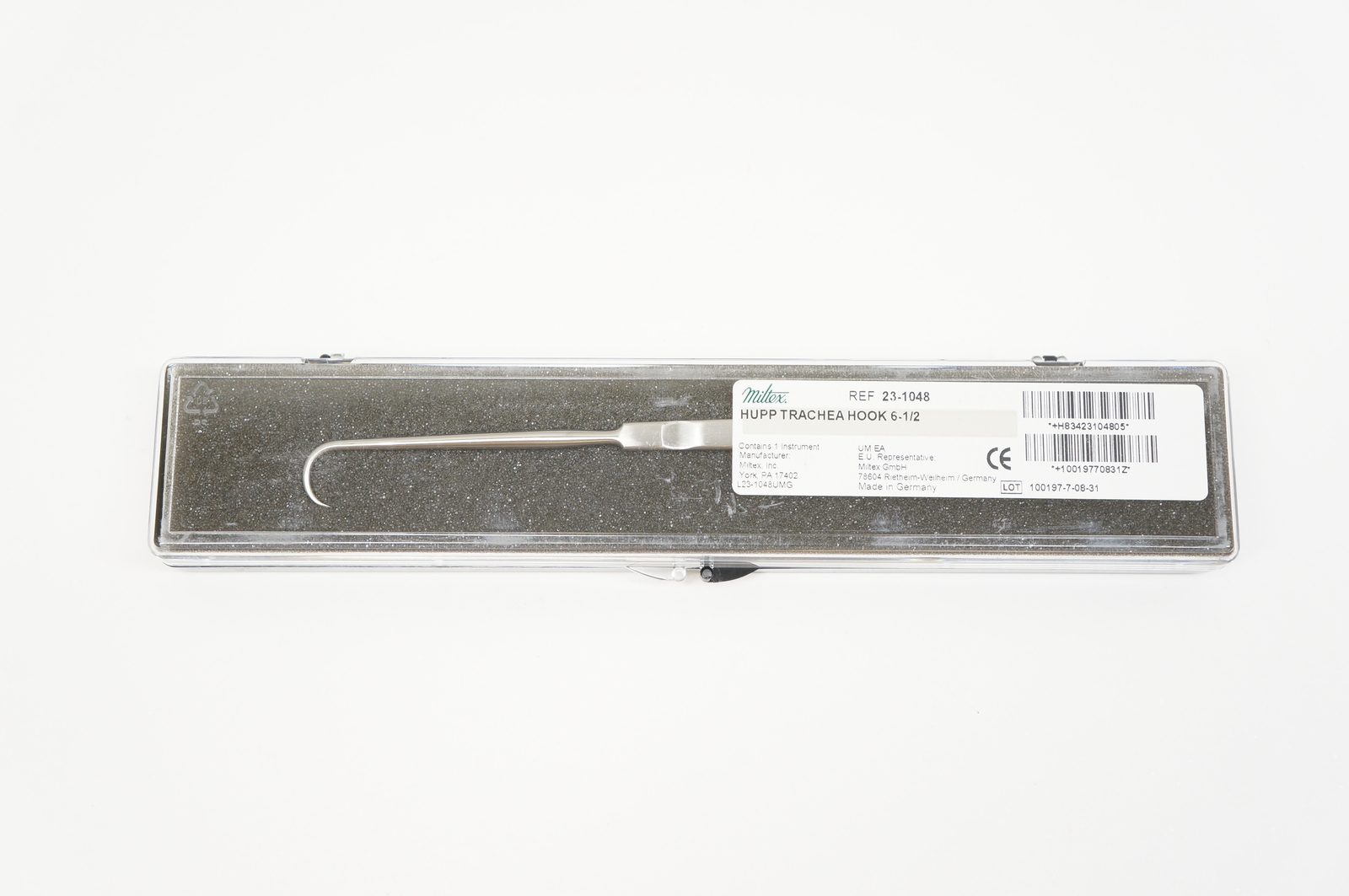 Miltex 23-1048 Hupp Trachea Hook 6-1/2