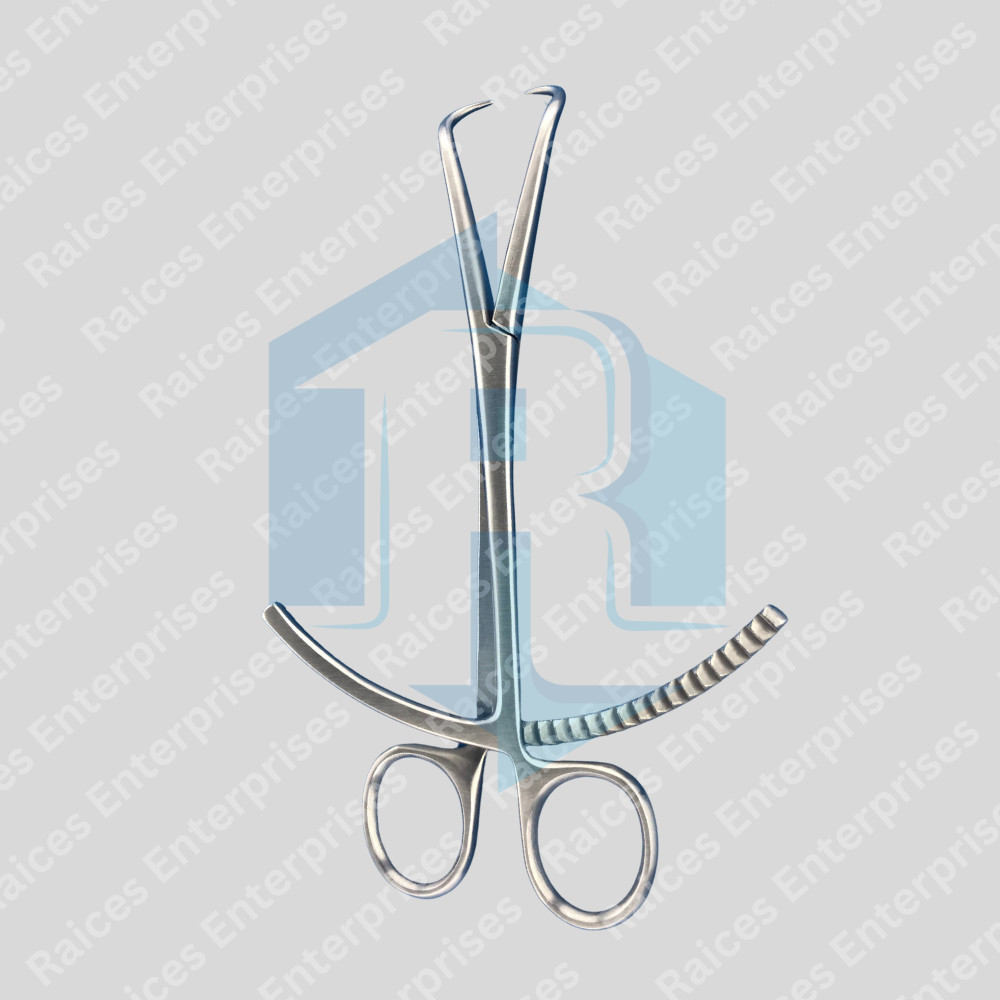 Bone Reduction Forceps Pointed Tips Ratchet Lock 8″ Orthopedic Instruments