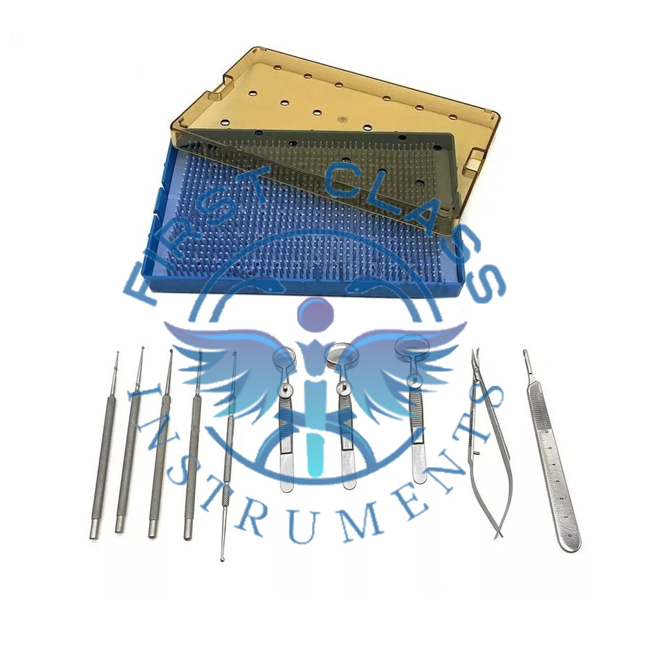 Chalazion Curette Set Stainless Steel Ophthalmic Surgery Instrument Kit