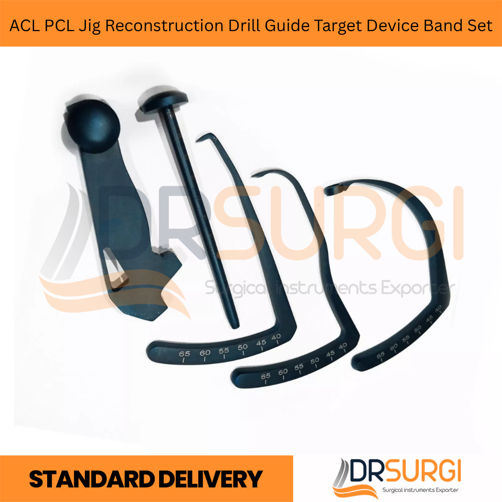 ACL PCL Jig Reconstruction Drill Guide Target Device Band Set