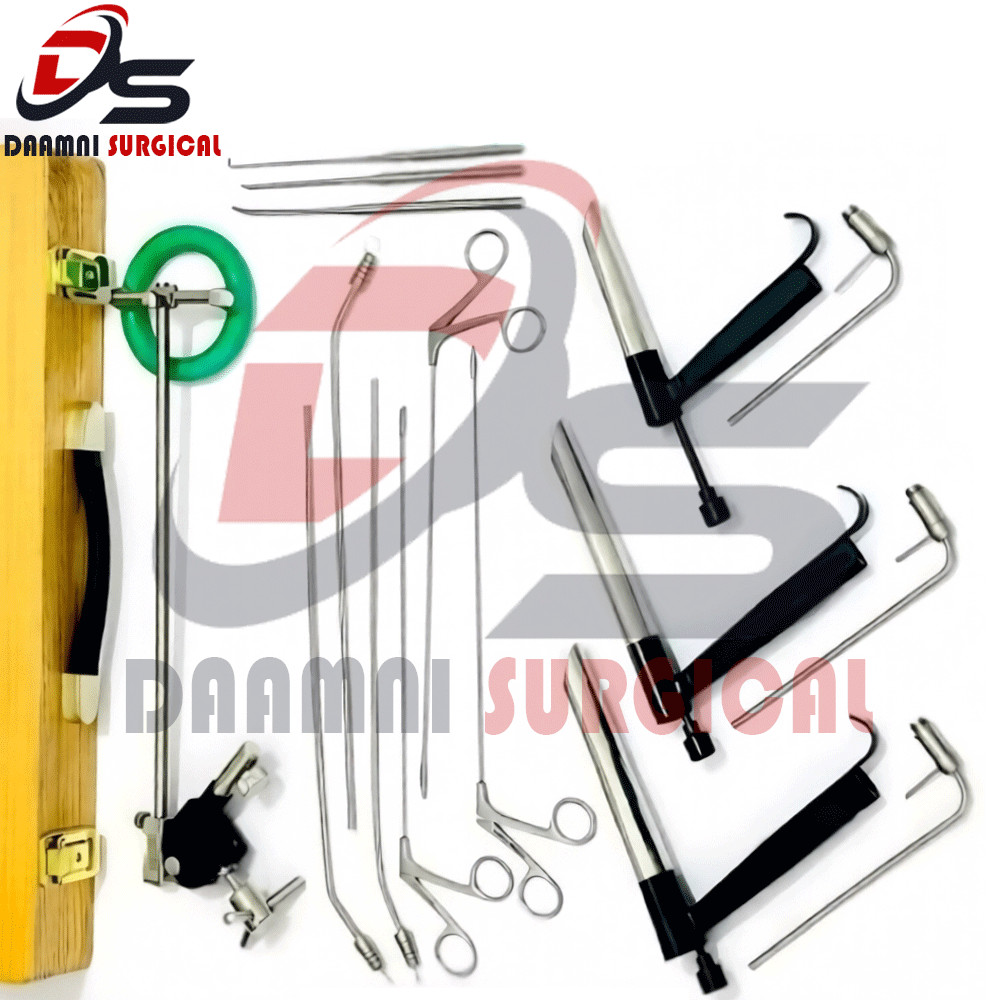 Pedestal Laryngoscope Set Micro Laryngeal Surgery ENT Endoscopic Set