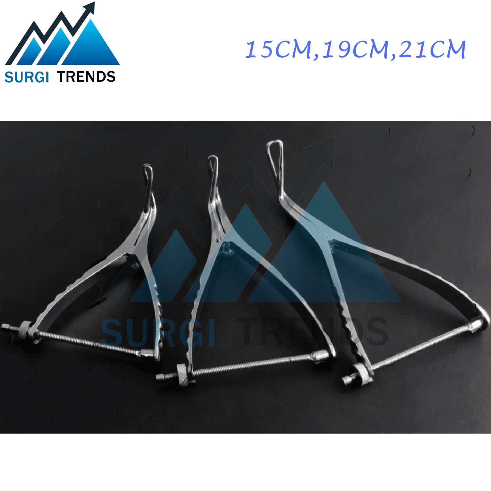 3Pcs Set of Stifle Distractor with Spinlock 15cm,19cm,21cm orthopedic Instrument