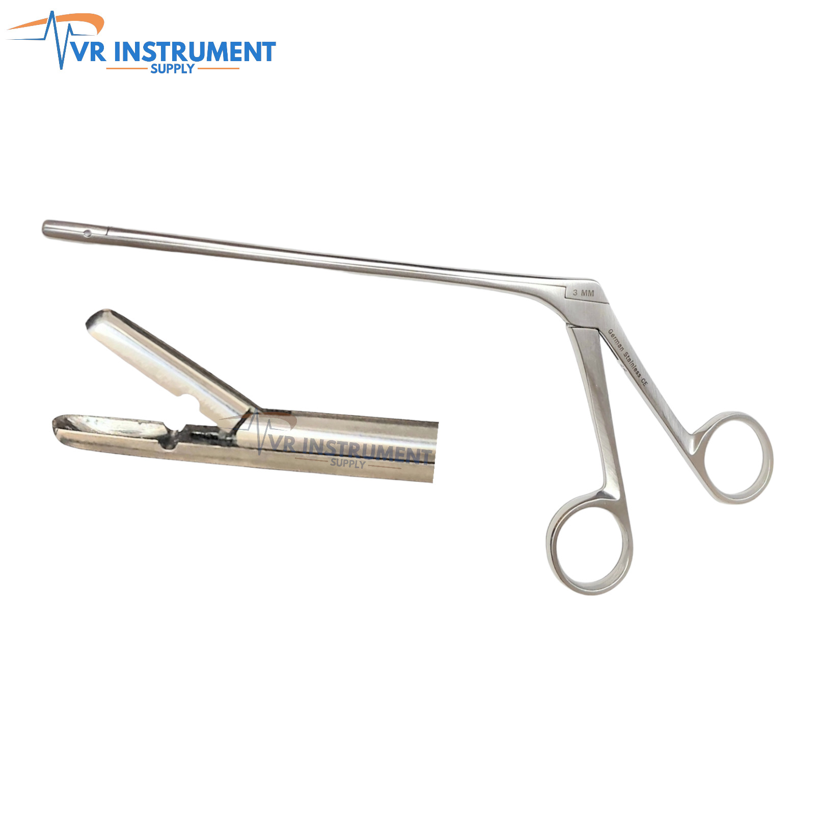 Cushing PITUITARY Rongeurs 5″ Shaft Straight 3X10MM Cup Jaws Stainless Steel