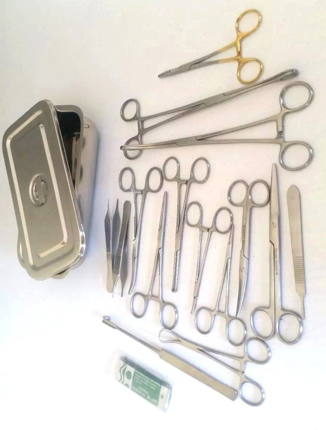 FELINE Spay Pack | 19 Instruments + Box | GERMAN STAINLESS STEEL CE | Veterinary